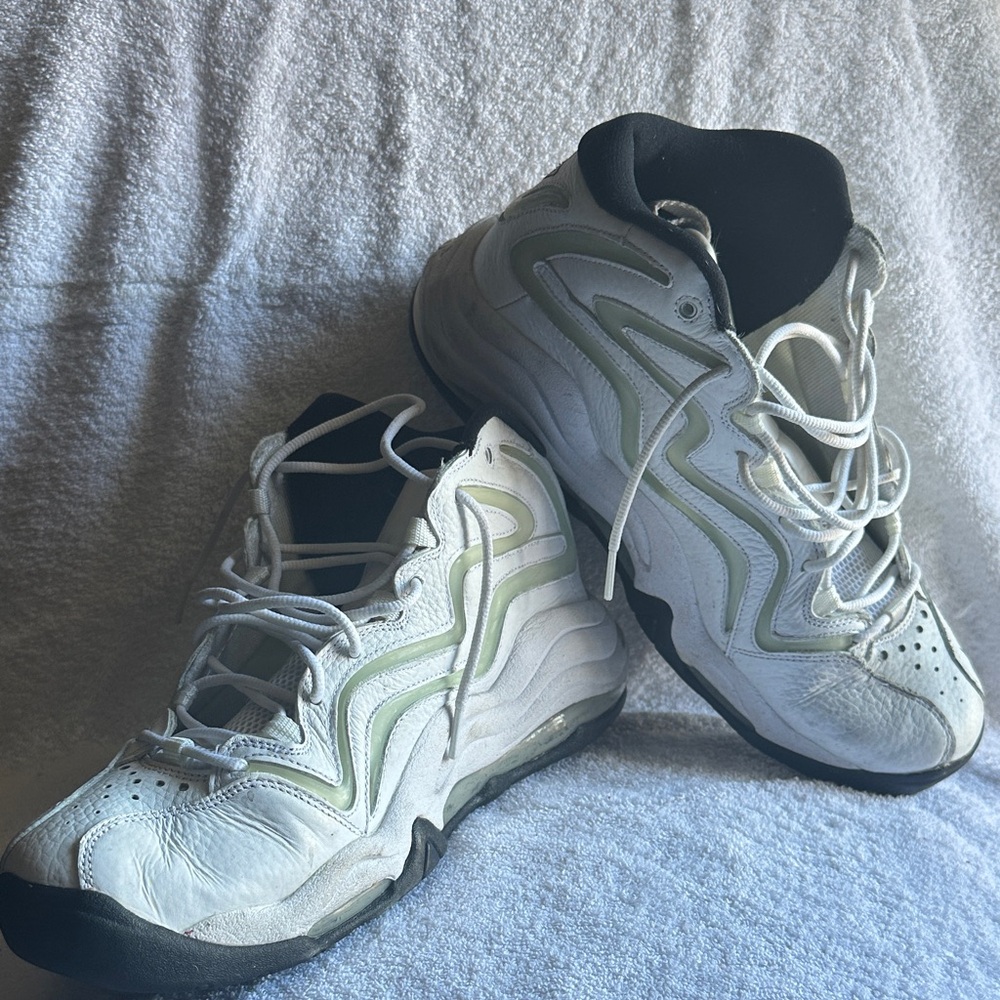 Nike White and Gray Athletic Shoes
